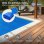 Cubierta Solar Piscina ECD Germany Rectangular 600x400 cm Azul 400µm