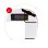 Mesa Gaming Huzaro Hero 154 cm Fibre de carbone Acier inoxydable Blanc