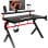 Mesa Gaming Huzaro Hero 116cm Fibre de carbone avec gestion des câbles