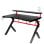 Mesa Gaming Huzaro Hero 116cm Fibre de carbone avec gestion des câbles