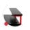 Mesa Gaming Huzaro Hero 116cm Fibre de carbone avec gestion des câbles
