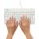 Tastiera R-Go Tools Compact Break ergonomica cablata QWERTY italiano bianca