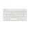 Tastatur R-Go Tools Compact Break kabellos ergonomisch QWERTZ deutsch weiß