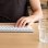 Tastatur R-Go Tools Compact Break kabellos ergonomisch QWERTZ deutsch weiß
