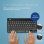 Clavier R-Go Tools Compact Break sans fil ergonomique QWERTZ allemand