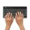 Clavier R-Go Tools Compact Break sans fil ergonomique QWERTZ allemand