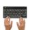 Clavier R-Go Tools Compact Break sans fil ergonomique QWERTZ allemand