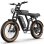 Bicicleta eléctrica URLIFE T2 500W 48V 15,6Ah Fat Tire 20" Doble Suspensión