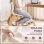 Silla ergonómica de rodillas Homcom pana crema madera abedul