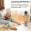 Calefactor cerámico Homcom 820-298V90WT 1300W/2000W con mando