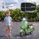 Moto eléctrica infantil Aiyaplay Vespa Licencia Oficial Ruedines Desmontables Verde