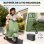 Moto eléctrica infantil Aiyaplay Vespa Licencia Oficial Ruedines Desmontables Verde