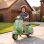 Moto eléctrica infantil Aiyaplay Vespa Licencia Oficial Ruedines Desmontables Verde