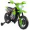 Moto Eléctrica Infantil Homcom Verde con Ruedas de Apoyo Desmontables