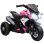 Moto eléctrica infantil Homcom 3 ruedas faros música bocina rosa