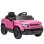 Carro elétrico Aiyaplay Land Rover Defender 12V com comando rosa