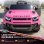 Carro elétrico Aiyaplay Land Rover Defender 12V com comando rosa