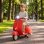 Moto Eléctrica Infantil Aiyaplay Vespa Licencia Oficial Rojo