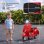 Moto Eléctrica Infantil Aiyaplay Vespa Licencia Oficial Rojo