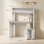 Mesa de escritorio con estantes Homcom moderna 114x45x138 cm blanco y natural