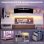 Mesa de escritorio con luces LED Homcom 155,5 x 48 x 88,5 cm blanca