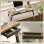 Mesa para portátil Homcom plegable ajustable con cajón para cama y sofá