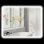 Espelho de Banho Homcom 90x70 cm LED Bluetooth 3 Cores de Luz