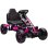 Kart a Pedais Aiyaplay Rosa Para Crianças 3+ Anos Com Embrague Automático
