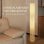 Lâmpada de pé Homcom E27 40W Abajur linho Ø15x120 cm Beige