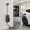 Cabo de Carga Automóveis Elétricos Homcom Tipo 2, 3,7 kW, 5 m, 6-16A, Temporizador Preto