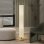 Luminaria de piso Homcom E27 Linho Cinzento 15x120 cm