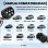 Cable de carga coche eléctrico Homcom trifásico 22 kW Tipo 2 5 m Modo 3 IP65