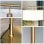 Lâmpada de pé Homcom Pantala de Tela Dourado e Branco Para Sala