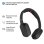 Auriculares HP Poly Focus 625 sans fil Bluetooth avec annulation active du bruit noir