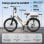 Elektrofahrrad Aairsk City Commuter 250 W, abnehmbarer Akku 36 V 13 Ah