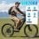 Bicicleta eléctrica todo terreno Aairsk XT90 250W 48V 20Ah 21 velocidades 26"