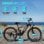 Bicicleta eléctrica todo terreno Aairsk XT90 250W 48V 20Ah 21 velocidades 26"
