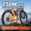 Bicicleta Elétrica Aairsk 250 W 26 Polegadas Bateria Lithium 36 V 10 Ah