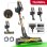 Aspiradora sin Cable Ultenic UL15P 700W 70000 Pa 65 min HEPA 6 etapas LED Verde