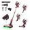 Aspirador de Mão Vactidy C8 600W 60kPa 1,5L Escova Anti-emaranhamento