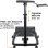 Stand Plegable para Volante Indeca STD15 Racer GTR Estructura de Acero Ajustable