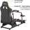 Cockpit Simracing Indeca Laudes Racer GTR con Asiento y Soportes Ajustables