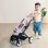 Poussette jumelle Smoby Maxi-Cosi Twin Rose