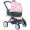 Carrinho de bonecas Smoby 3 em 1 nacela removivel rosa 42 cm