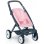 Carrinho de bonecas Smoby 3 em 1 nacela removivel rosa 42 cm