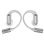 Auriculares Noise Alt Open inalámbricos Bluetooth 5.3 Open-Ear con micrófono y resistencia IPX5 blancos