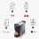 Cafetière multicapsules HiBREW H3A 1000 ml 19 Bars Café chaud et froid