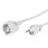 Regleta Vivanco VVELEXTSCH1000W 1 toma 10 m tipo F blanca para interior y exterior