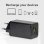 Caricabatterie GaN SHARP TETRGANUSB2C65W 65W 3 Porte USB