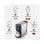 Cafetera de cápsulas HiBREW H3D 800 ml 20 bares 4 en 1 negra